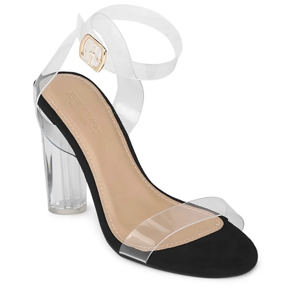 Clear open toe heels - Picture 2 of 4